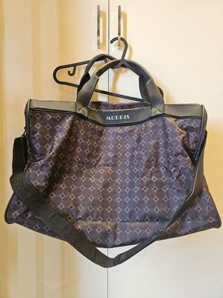 Borsone viaggio Morris vintage marrone donna