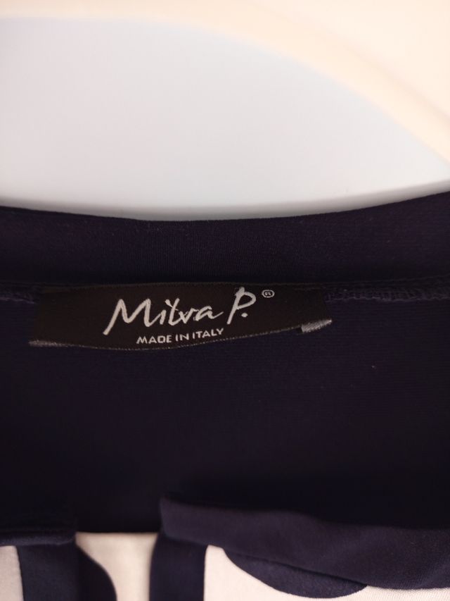 Casacca pois beige e nera