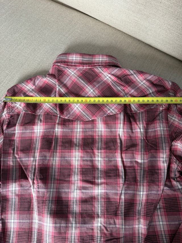 Camicia Benetton a quadri manica 3/4 tg M