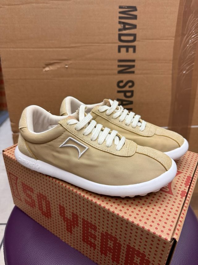 Zapatillas Camper Mujer Beige