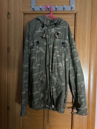 Chaqueta militar camuflaje hombre