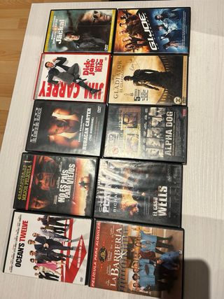 Lote Películas DVD Acción y Thriller