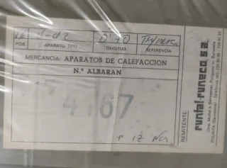 Radiador hierro gris 70cm