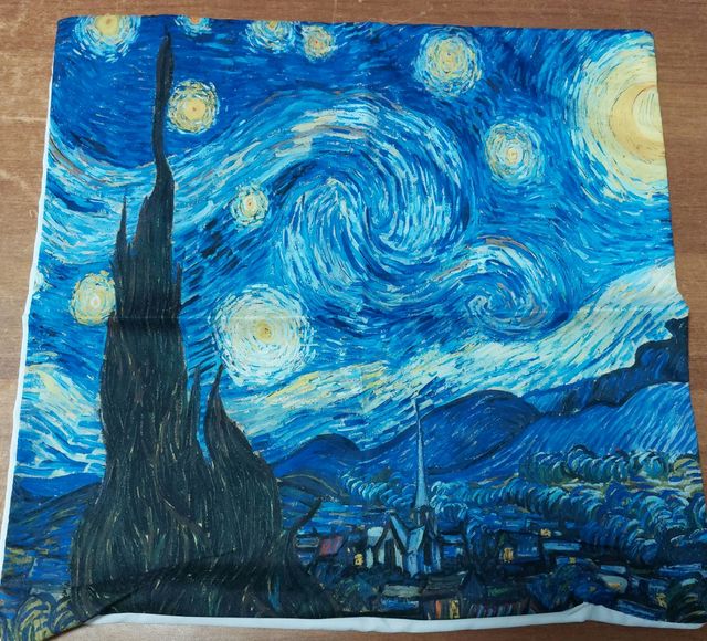Federa cuscino Notte Stellata Van Gogh