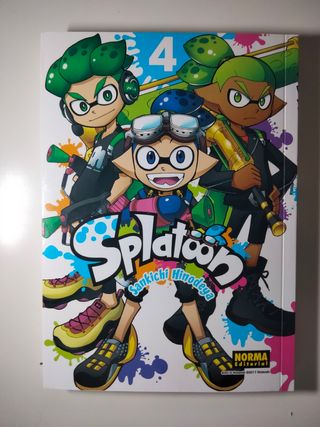LOTE DE 4 TOMOS DE SPLATOON (EL MANGA)