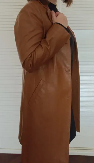 Abrigo/Gabardina Zara Marrón