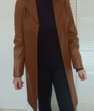 Abrigo/Gabardina Zara Marrón