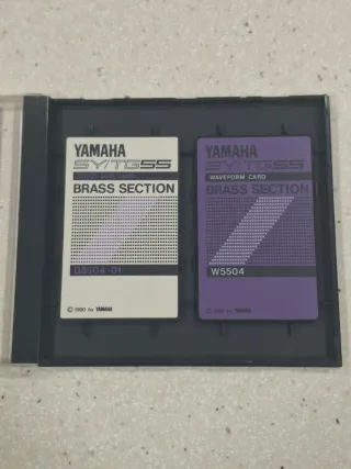 Yamaha S5504 SY55 TG55 Brass Section Sound CardSet de segunda mano