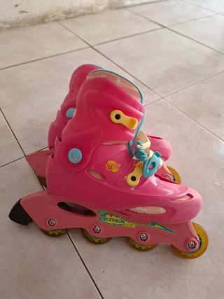 Patines en línea rosas Decathlon