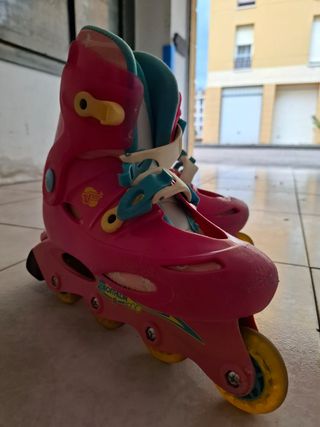 Patines en línea rosas Decathlon