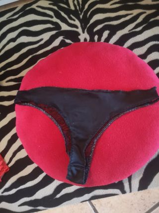 Brasiliana pizzo nero donna