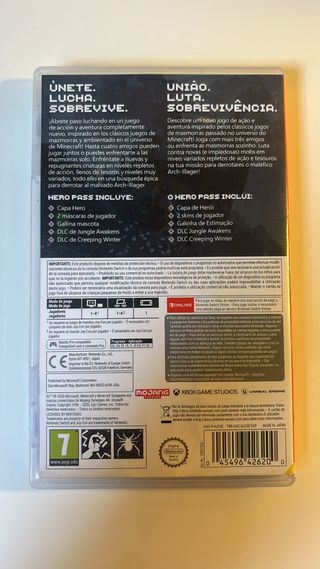 Nintendo Minecraft Dungeons Hero Edition Switch