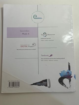 Libro Música A Secondary Bilingüe Inglés
