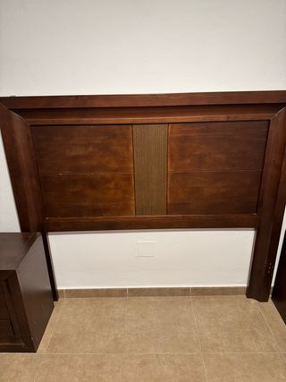 Cabecero de Cama de Madera Marrón