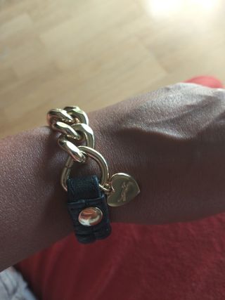 Pulsera Bimba y Lola Negra y Dorada