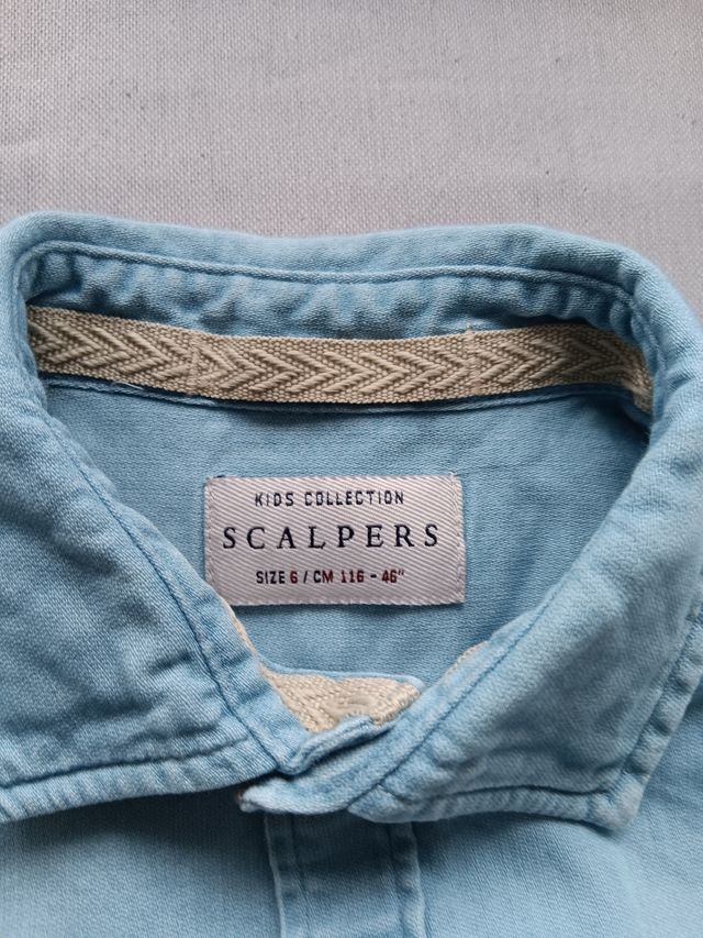 Camisa Scalpers niño talla 6.