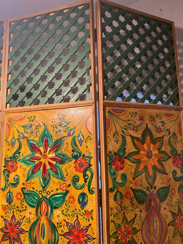 Biombo madera decoradora-urge venta-negocio precio