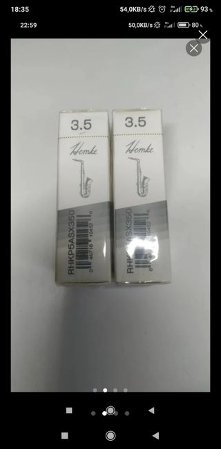 Cañas Saxo Alto