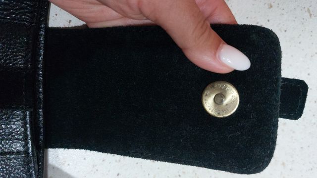 Borsa Rossini in vera Pelle  Nera