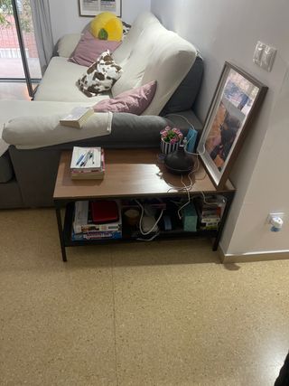 Mesa de centro madera y metal