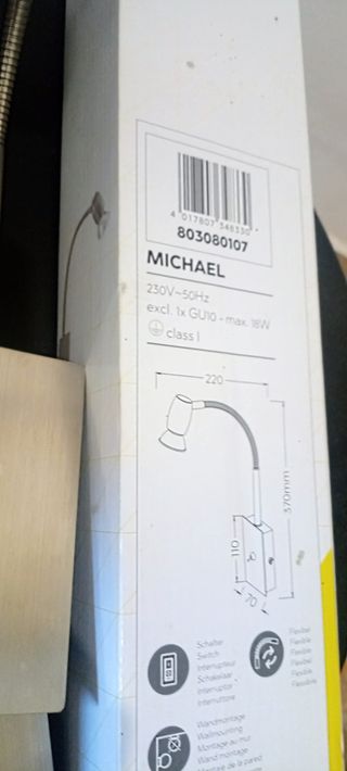 Faretti applique "MICHAEL TRIO", nuovi