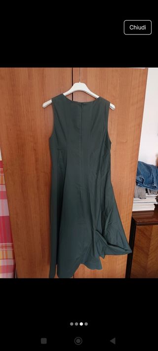 Vestito verde oliva