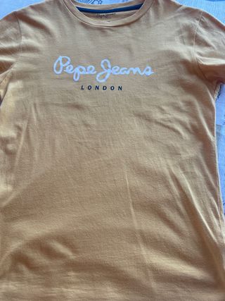 Camiseta Pepe Jeans chico amarilla