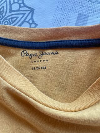 Camiseta Pepe Jeans chico amarilla