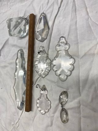 Lágrimas de cristal para lámpara antiguas