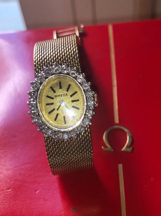 Reloj Omega Oro 18K Diamantes Caja
