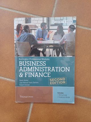 Libro Burlington BUSINESS ADMINITRATION & FINANCE