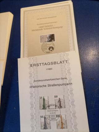 Son. 68,hojas Ersttagsblatt,