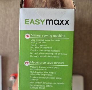 Máquina de coser manual portátil