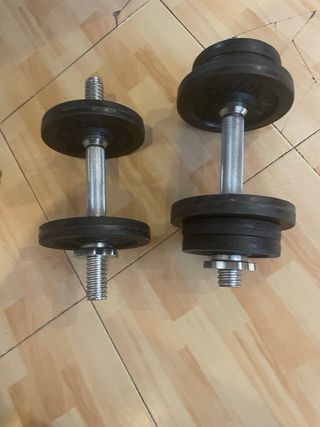 Mancuernas ajustables con discos
multifuncional 
6