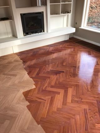 Parquet de madera recuperado