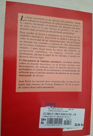 DICCIONARIO DE SIMBOLOS MASÓNICOS JEAN FARRÉ