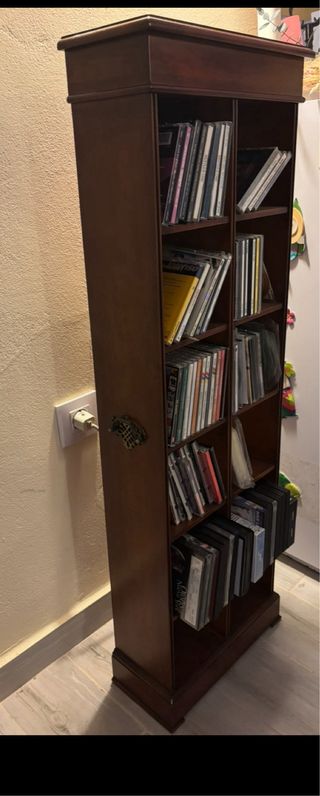 Estantería de caoba