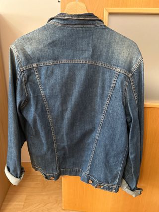 Cazadora tejana Zara azul