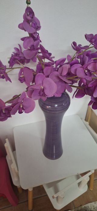 Jarrón Alto Morado