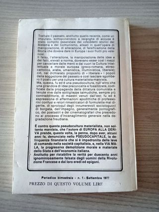 Libro Europa alla deriva Fernando Ritter