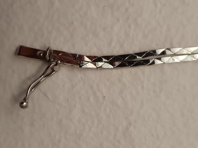 Pulsera de plata con detalles