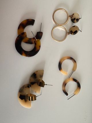4 Pares de Pendientes