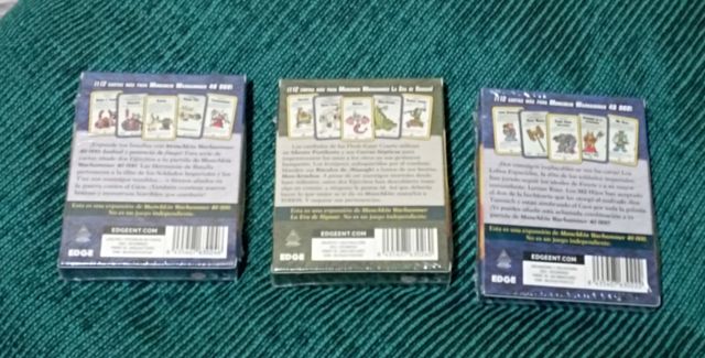 Lote Munchkin x3 expansiones Warhammer - nuevo