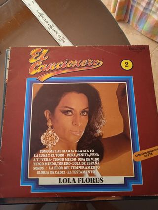 Vinilo El Cancionero 2 Lola Flores Flamenco