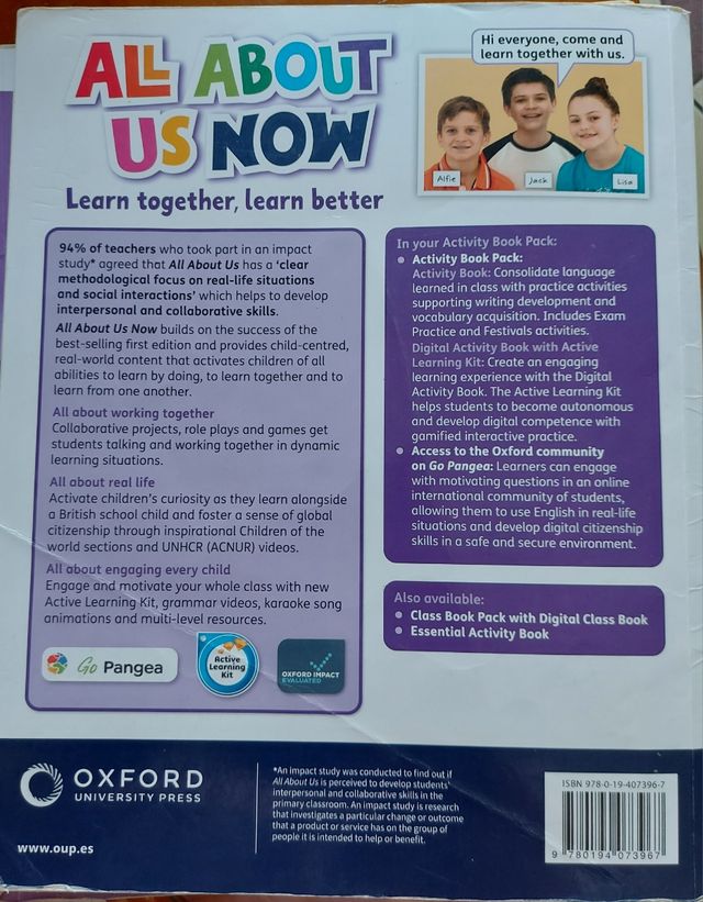 All About Us Now 5 . Activity Book