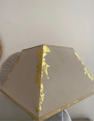 Lampada da tavolo Maison du Monde beige/oro