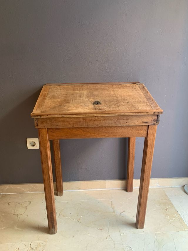 URGE ! Pupitre antiguo francés vintage madera