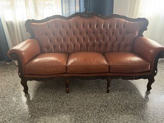 Mueble antiguo madera con espejo