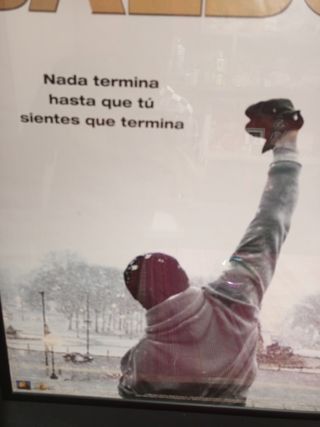 Póster Rocky Balboa Sylvester Stallone 
