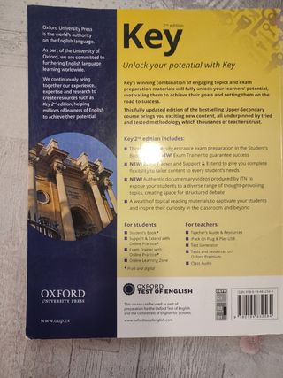 Key to Bachillerato 1. Student's Book. 2 Edition